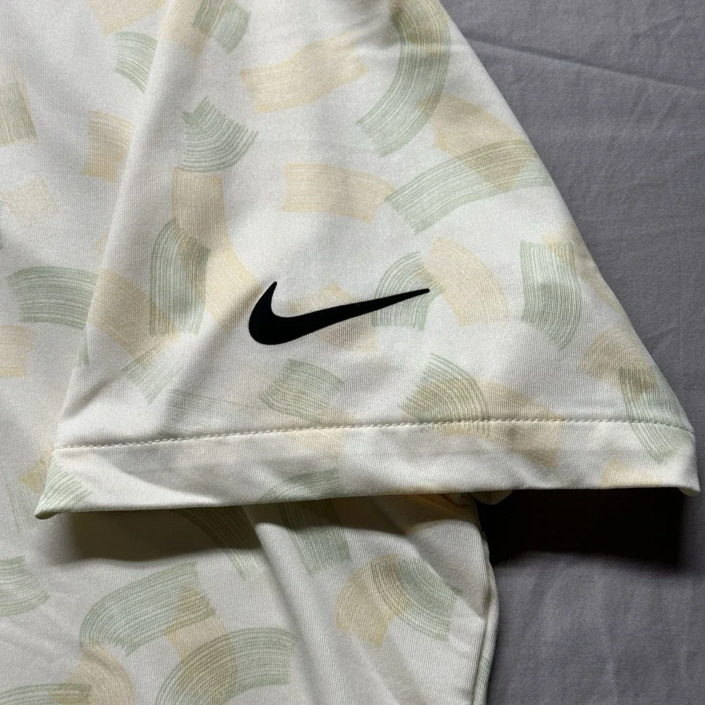 NWT Nike Golf Tour Dri-FIT Micro Print Polo Shirt Men's 2XL FD5739-113